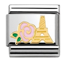 Nomination Link 030285/39 Pink Rose Eiffel Tower