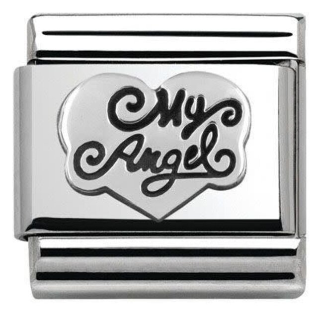 Nomination Link - 330101-14 - Classic OXIDIZED SYMBOLS - My Angel Heart