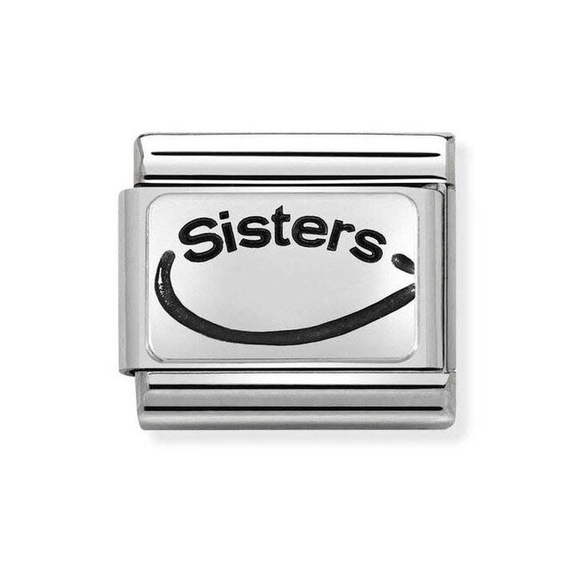 Nomination Link - 330109-22 - Classic OXYDISED PLATES - Sisters Infinity