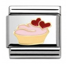 Nomination - 030285/02 - Link Classic MADAME MONSIEUR - Muffin With Hearts