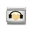 Nomination Nomination - 030283/01 -Link Classic LOVE 2 - Heart With Headsets