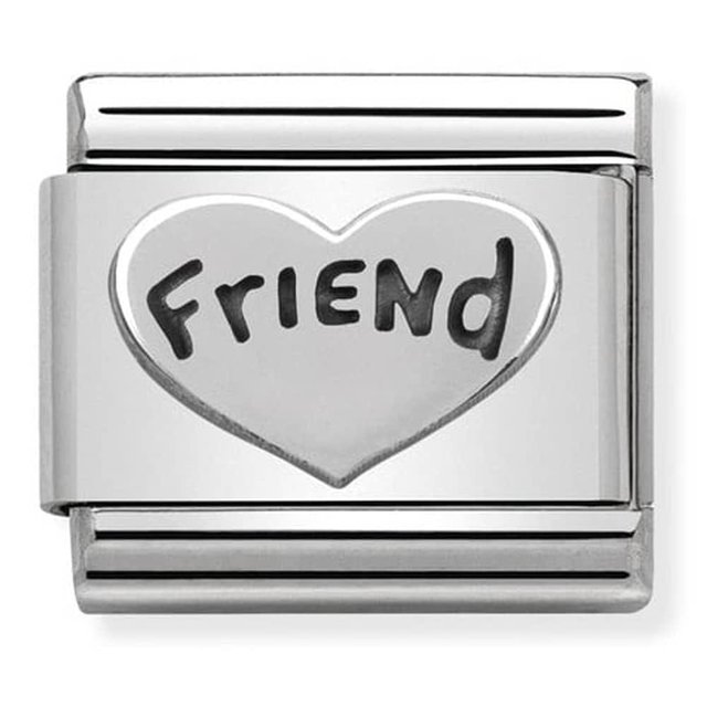 Nomination Link - 330101-18 - Classic OXIDIZED SYMBOLS - Friend Heart Nomination Link - 330101-18 - Classic OXIDIZED SYMBOLS - Friend Heart