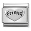 Nomination Nomination - 330101-18- Link Classic OXIDIZED SYMBOLS - Friend Heart