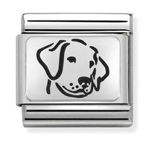 Nomination Link - 330109-06 - Classic OXYDISED PLATES - Dog