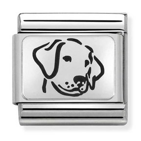 Nomination Link - 330109-06 - Classic OXYDISED PLATES - Dog