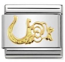 Nomination Link - 030149-33- Classic SYMBOLS - Horseshoe & Rose