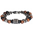 iXXXi Men iXXXi Men Bracelet Jake Mat Zilver One Size