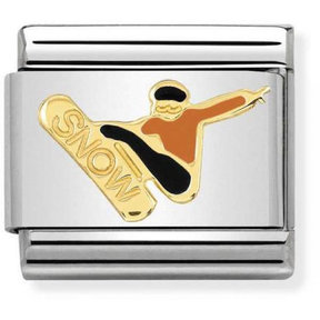 Nomination Link Snowboarder Goudkleurig