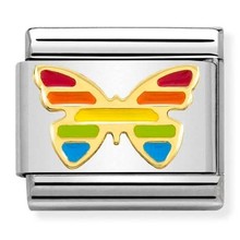 Nomination Link - 030272-55 - Classic SYMBOLS - Butterfly Rainbow