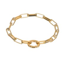 iXXXi Jewelry Armband Square Chain - Goudkleurig