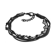 iXXXi Jewelry Armband Snake Heart Zwart