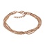 iXXXi Jewelry iXXXi Jewelry Armband Snake Ball Slim Rosé