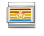 Nomination Link - 030263-23- Classic PLATES - Rainbow Star Flag Nomination Link - 030263-23- Classic PLATES - Rainbow Star Flag