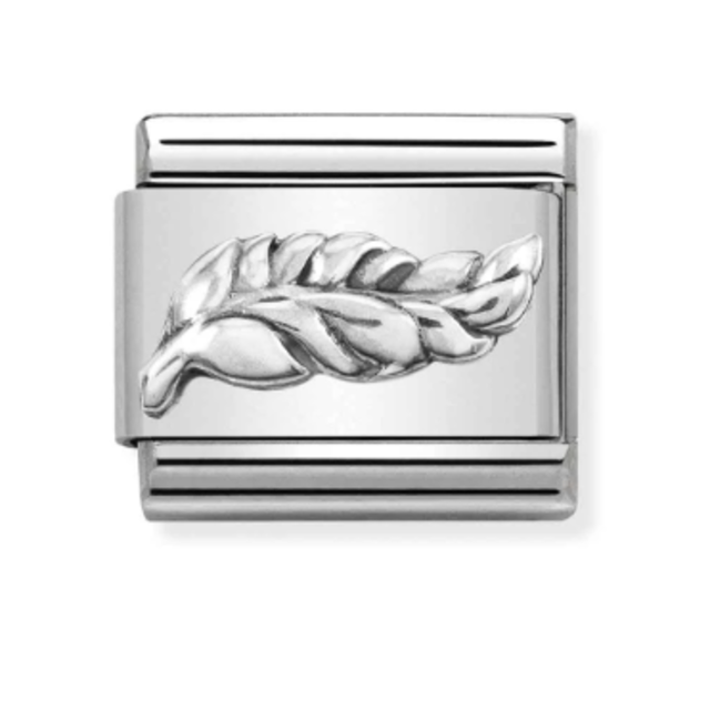 Nomination Link - 330101-47 - Classic OXIDIZED SYMBOLS - Feather