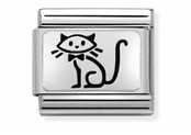 Nomination Link - 330109-53 - Classic OXYDISED PLATES - Kitten