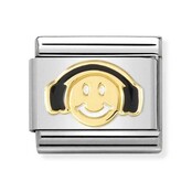 Nomination Link - 030272-56 - Classic SYMBOLS - Smile with Black Headphones Nomination Link - 030272-56 - Classic SYMBOLS - Smile with Black Headphones