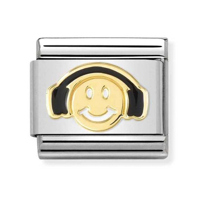 Nomination Link - 030272-56 - Classic SYMBOLS - Smile with Black Headphones Nomination Link - 030272-56 - Classic SYMBOLS - Smile with Black Headphones