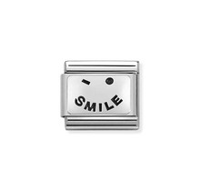 Nomination Link - 330109-57 - Classic OXYDISED PLATES - Smile