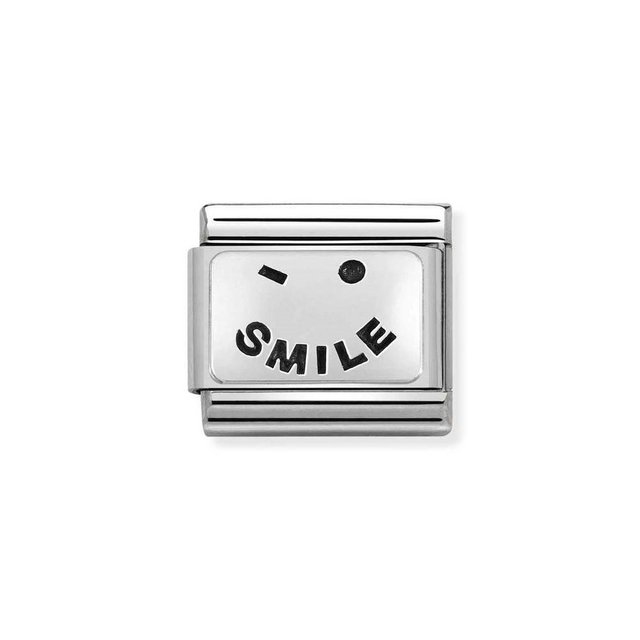 Nomination Link - 330109-57 - Classic OXYDISED PLATES - Smile