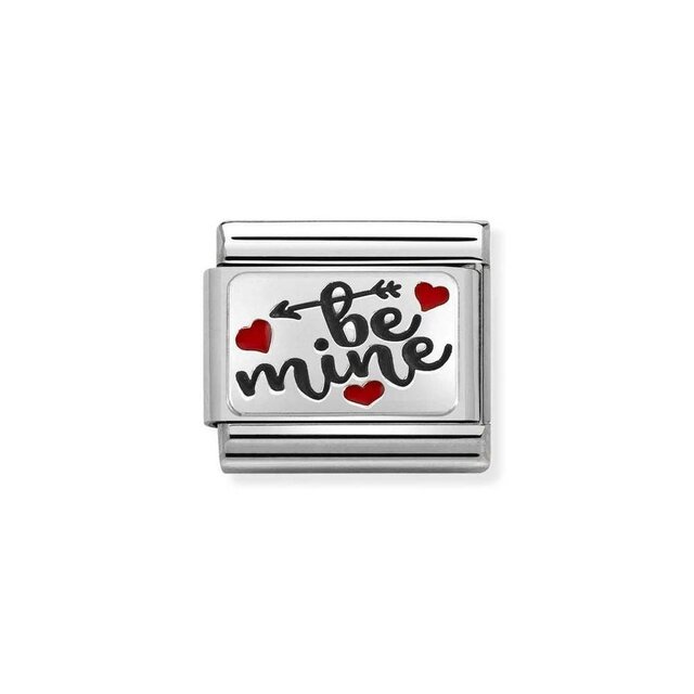 Nomination Link - 330208-52 - Classic CL OXIDIZED PLATES - Be Mine with Hearts Nomination Link - 330208-52 - Classic CL OXIDIZED PLATES - Be Mine with Hearts
