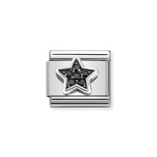 Nomination Link - 330323-10 - Classic CL SYMBOLS OX - Black Star