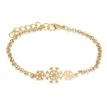 iXXXi Jewelry Armband Snowflake Goudkleurig