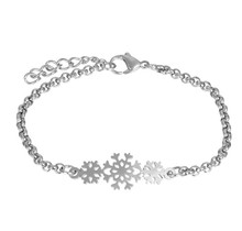 iXXXi Jewelry Armband Snowflake Zilverkleurig