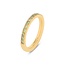 Melano Melano Friends Saddy Ring Olive Goudkleurig