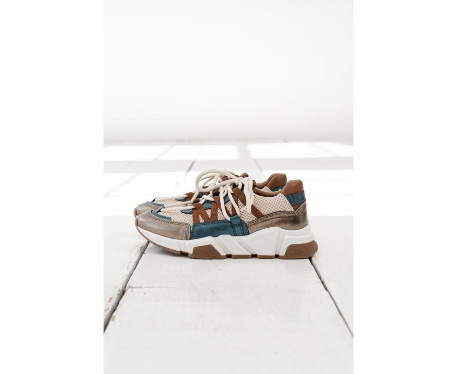 DWRS Los Angeles Sneakers Bronze/Petrol - Goodies Shop vof