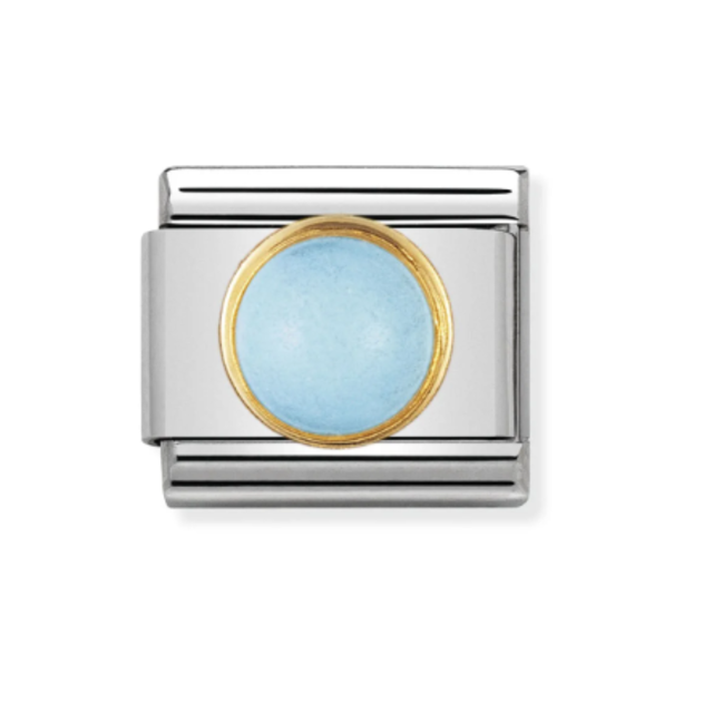 Nomination Link - 030502-06- Classic OVAL HARD STONES - Turquoise Nomination Link - 030502-06- Classic OVAL HARD STONES - Turquoise