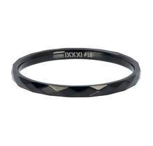 iXXXi Jewelry Vulring Hammerite 2mm Zwart