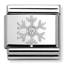 Nomination Link - 330313/02 - Classic CHRISTMAS - White Snowflake
