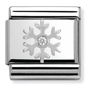 Nomination Link - 330313/02 - Classic CHRISTMAS - White Snowflake