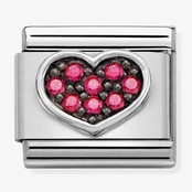 Nomination Link - 330323-06 - Classic CL SYMBOLS OX - Fuchsia Heart Nomination Link - 330323-06 - Classic CL SYMBOLS OX - Fuchsia Heart