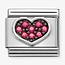 Nomination Nomination 330323/06 Symbols CZ and Heart Fuchsia