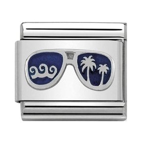 Nomination Link - 330202-48 - Classic SYMBOLS - Blue Miami Sunglasses