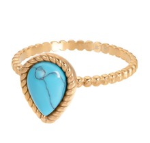 iXXXi Jewelry Vulring Magic Turquoise 2mm Goud