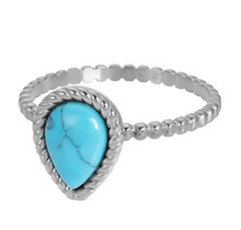 iXXXi Jewelry Vulring Magic Turquoise 2mm Zilver