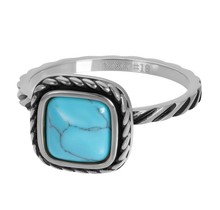 iXXXi Jewelry Vulring Summer Turquoise 2mm Zilverkleurig