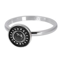 iXXXi Jewelry Vulring Vintage Black 2mm Zilverkleurig