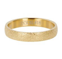 iXXXi Jewelry Vulring Sandblasted 4mm Goudkleurig