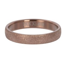 iXXXi Jewelry Vulring Sandblasted 4mm Bruin