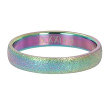 iXXXi Jewelry Vulring Sandblasted 4mm Regenboog