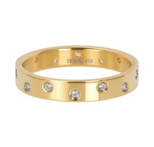 iXXXi Jewelry Vulring Zirconia 14 Stones Cristal Goudkleurig 4mm