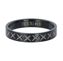 iXXXi Jewelry Vulring X Line 4mm Zwart