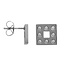 iXXXi Jewelry iXXXi Jewelry Ear studs Design Square Zilverkleurig