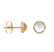 iXXXi Jewelry Ear studs Expression Circle Goudkleurig