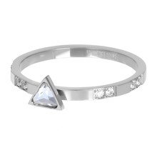 iXXXi Jewelry Vulring Expression Triangle 2mm Zilverkleurig