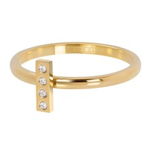 iXXXi Jewelry Vulring Design Rectangle 2mm Goudkleurig