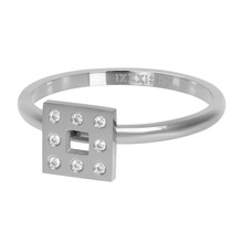 iXXXi Jewelry Vulring Design Square 2mm Zilverkleurig